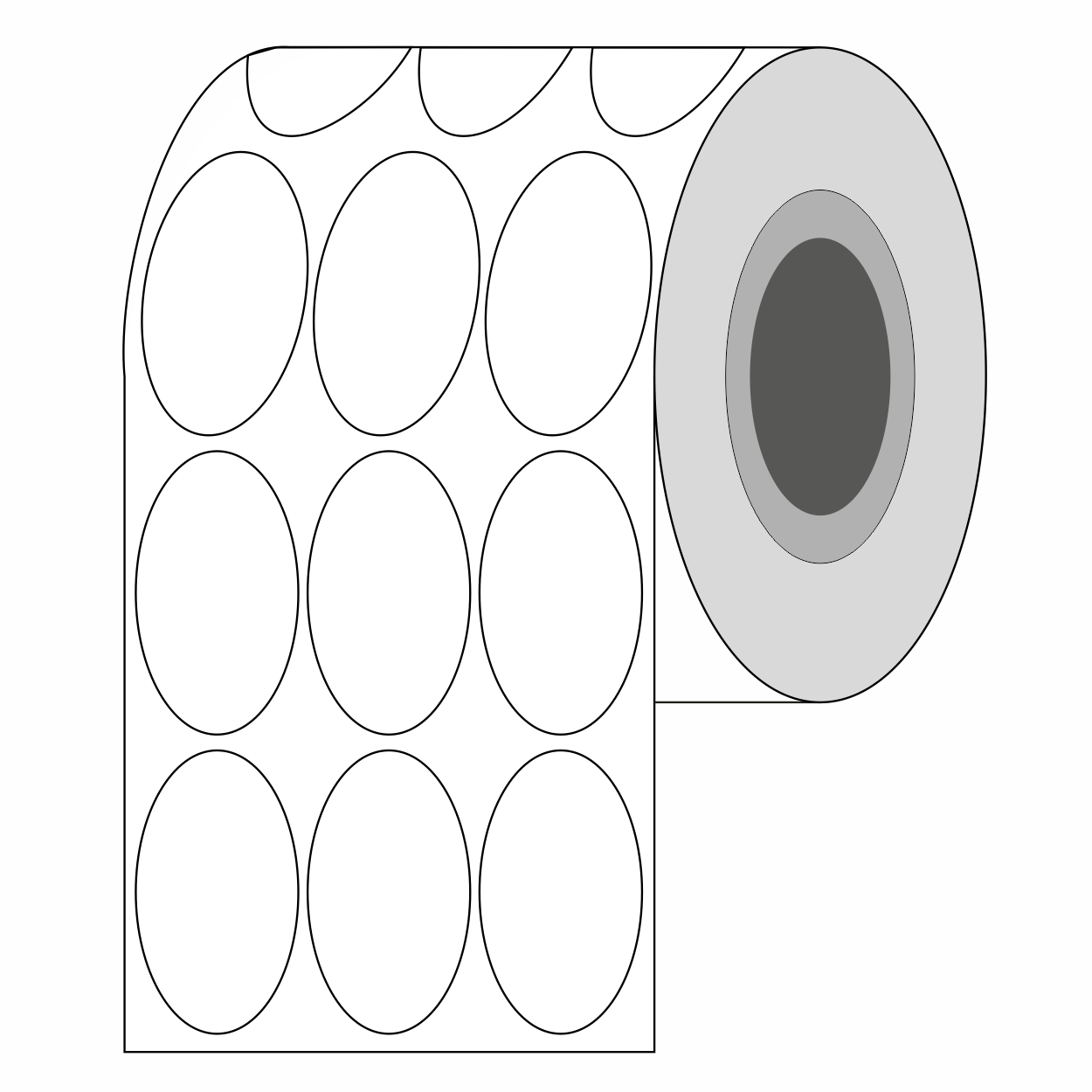 OVALO 35X61mm<br>TRANSFERENCIA TÉRMICA</br>