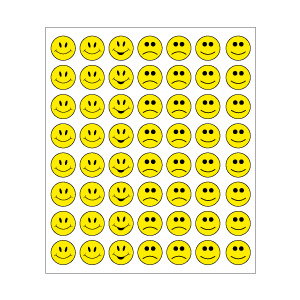 CARITAS EXPRESSION CIRCULO 13mm <br>392 Rótulos x Sobre</br>