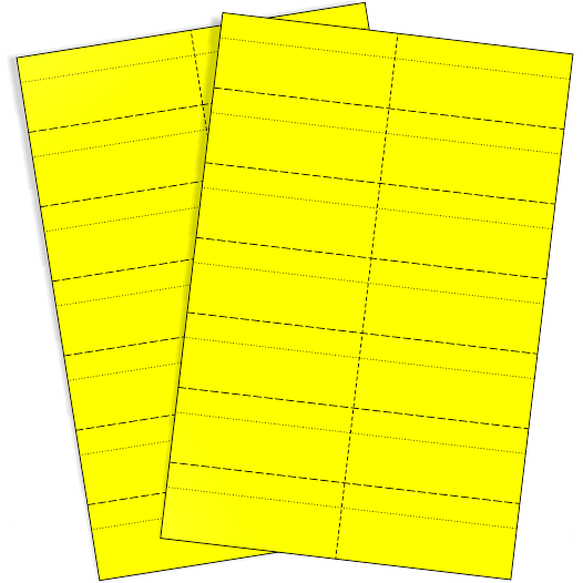 CELUGUIA 50X21 AMARILLO<br>100 guías x Sobre</br>