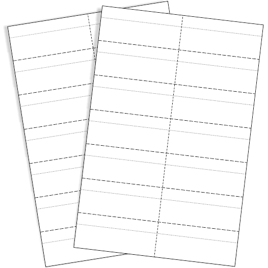 CELUGUIA 50X21 BLANCO<br>100 guías x Sobre</br>