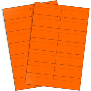 CELUGUIA 50X21 NARANJA<br>100 guías x Sobre</br>