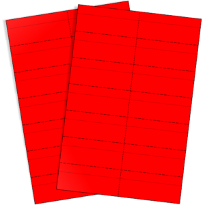 CELUGUIA 50X21 ROJO<br>100 guías x Sobre</br>