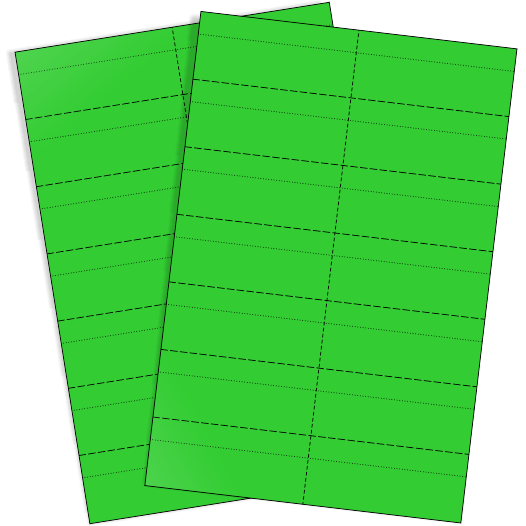 CELUGUIA 50X21 VERDE <br>100 guías x Sobre</br>