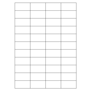 53X25mm (405-3543)<br>HOJA X 44 ROTULOS</br>