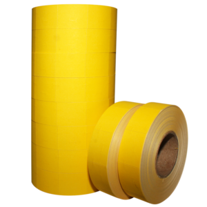MONARCH 1115 AMARILLO <br>ROLLOS X 800 RÓTULOS /PAQUETE X10</br>