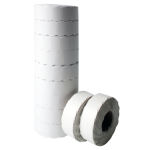 ROLLOS METO BLANCO <br>ROLLOS X 1000 RÓTULOS /PAQUETE X10</br>