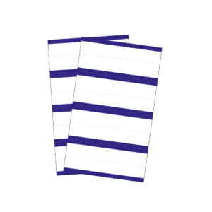 GUIA ALETA ADHESIVA <br>AZUL OSCURO</br>40 UNIDADES